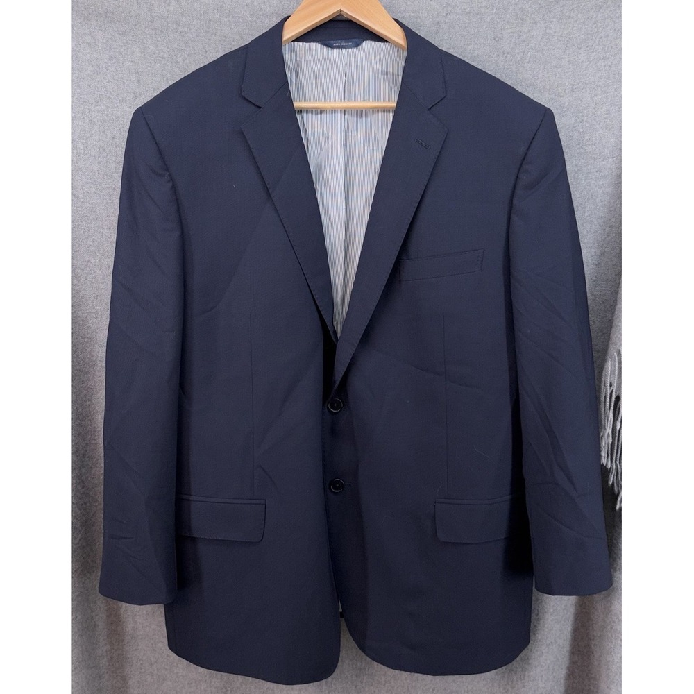 New Brooks Brothers Explorer Madison Fit Blazer 48R Sport Coat Wool Stretch Navy